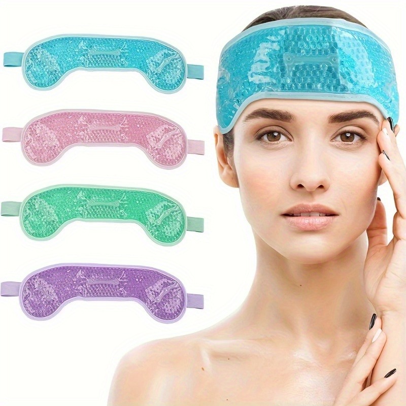 Cold Pack Ice Gel - Reusable Hot Cold Gel Headband, Migraine