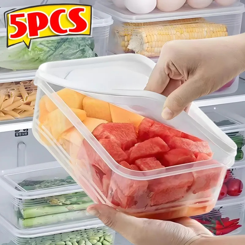 Food Storage Vegetables - Refrigerator Storage Box for Meat and