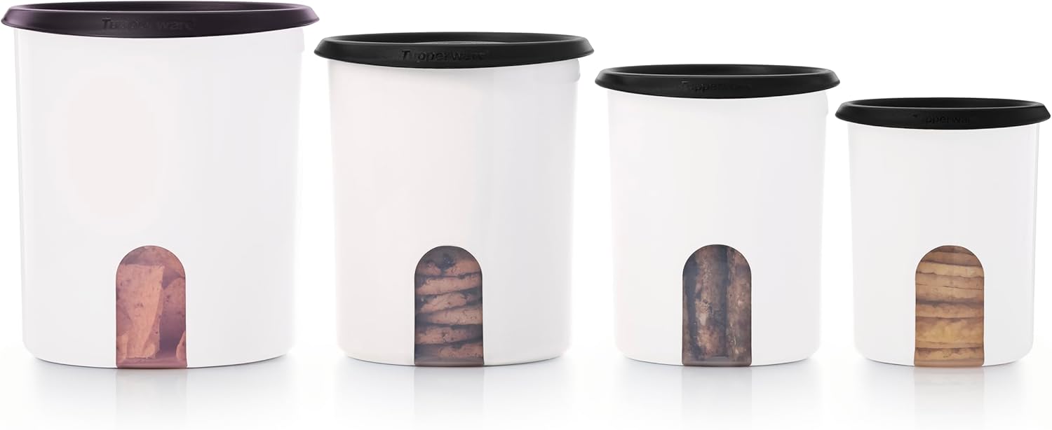 Food Storage Safe - One Touch Reminder Canisters 4 Canister