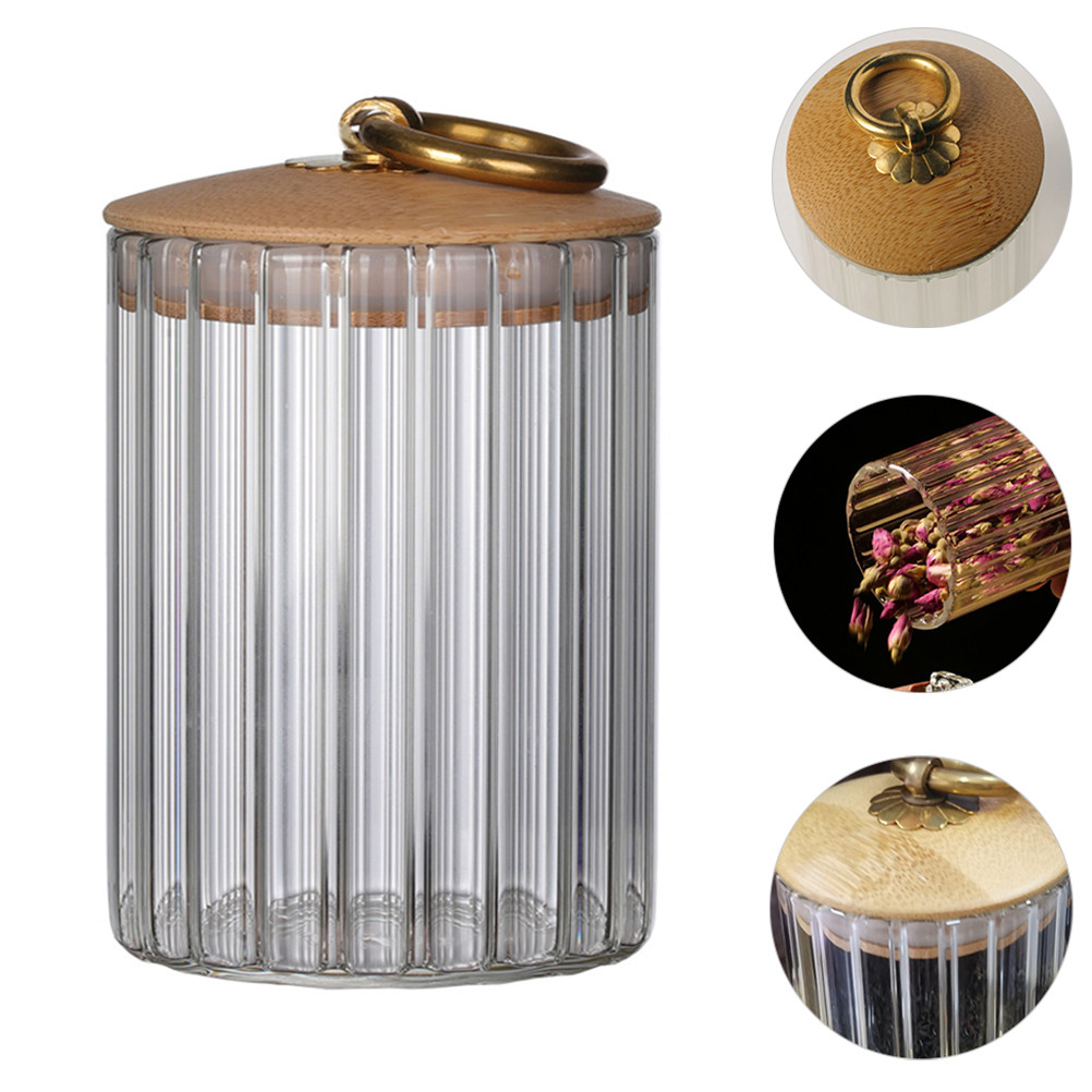 Food Storage Jar Glass - Airtight Glass Storage Jars for Tea