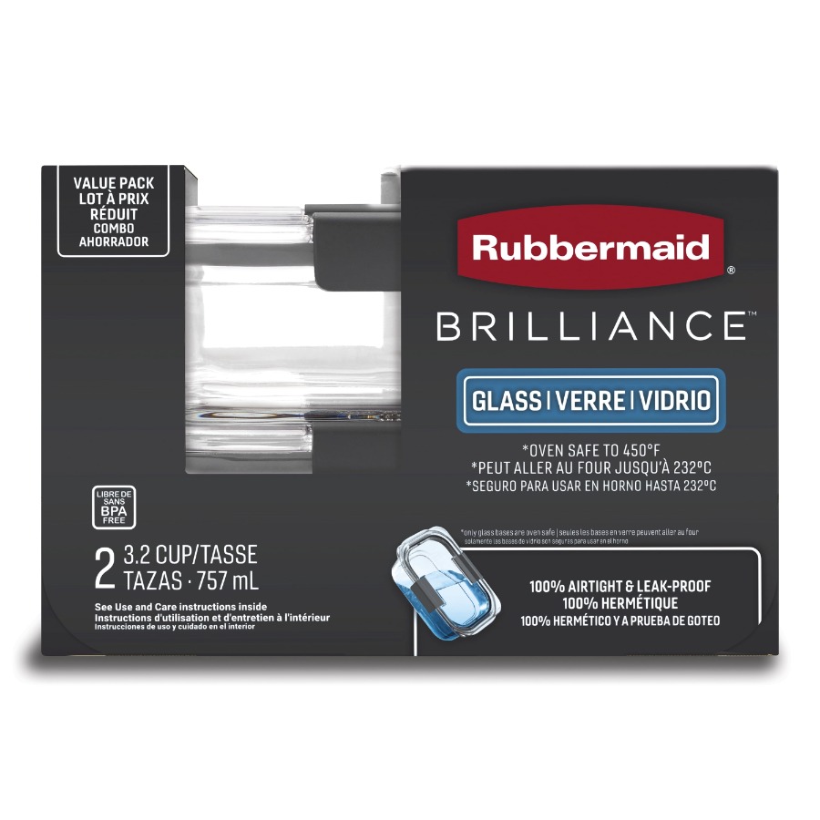 Best Food Storage - Brilliance 3.2 Cup Glass Food Storage