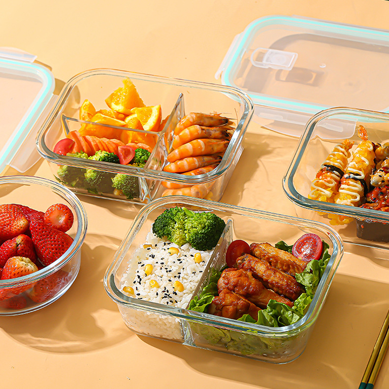 Food Storage Containers Glass - Glass Fresh-Keeping Box high Borosilicate Heat-Resistant