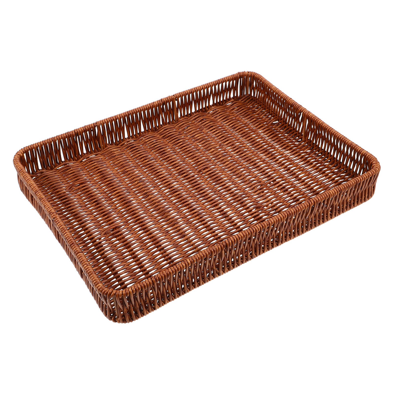 Food Storage Vegetables - Flat Handwoven Woven Snack Fruit Basket