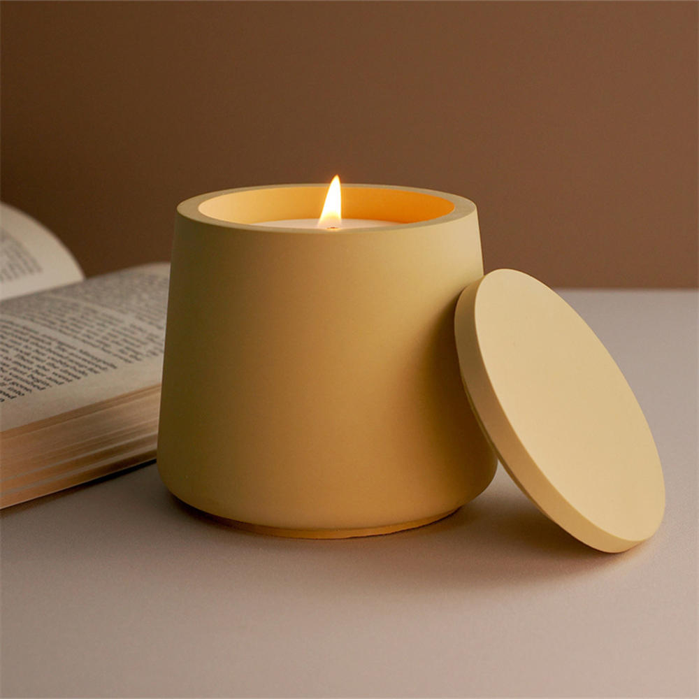 Food Storage Quart - Candle Jar Silicone Mold With Lid