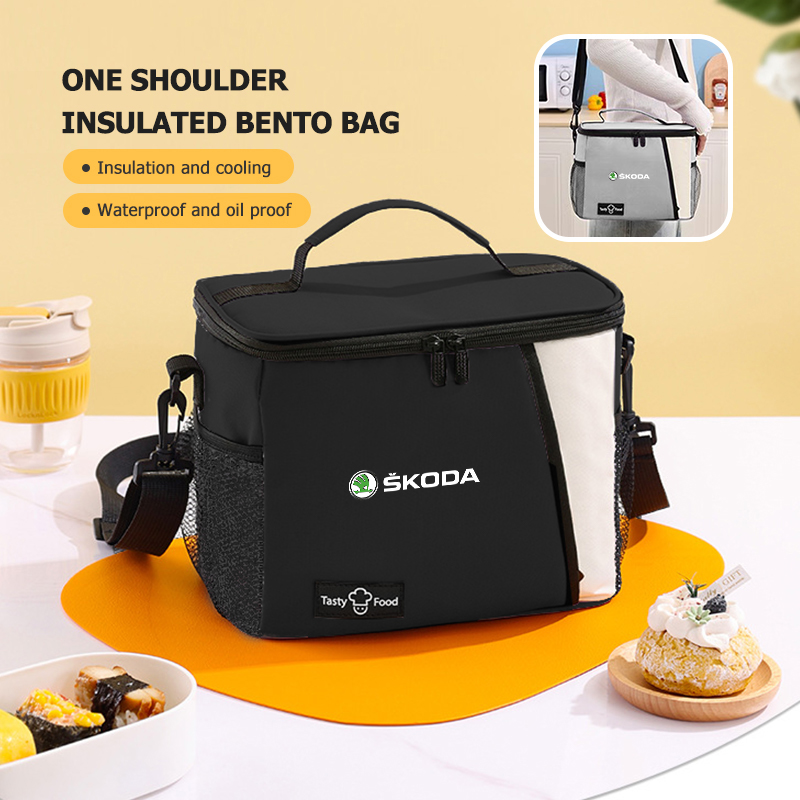 Food Storage Yeti - For Skoda Car Logo Bento Bag