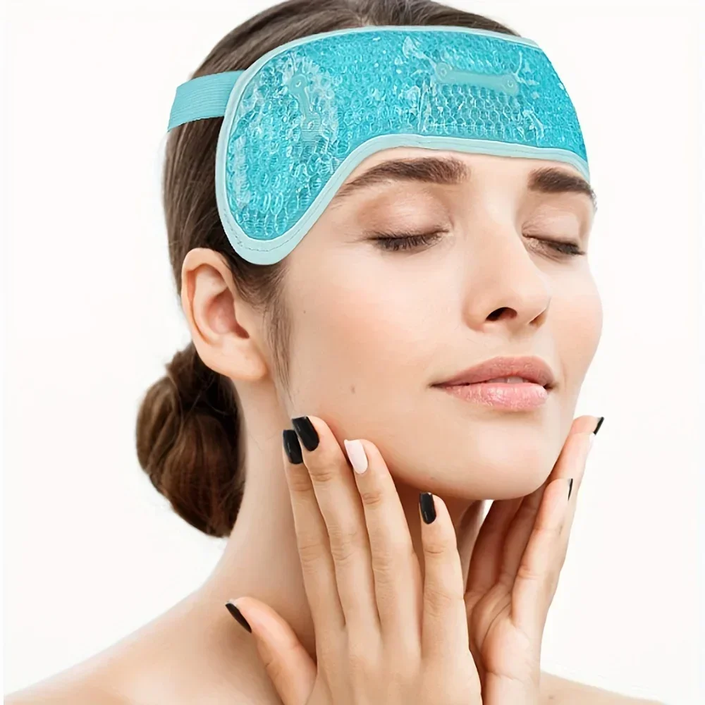 Cold Pack Ice Gel - Hot/Cold Gel Bead Migraine Wrap Ice