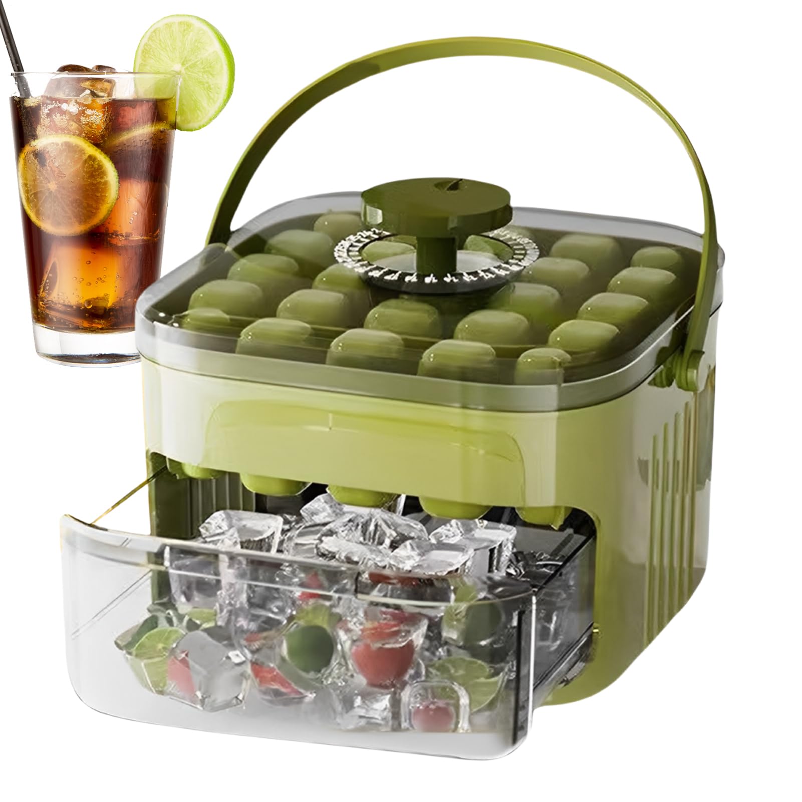 Easy Press Ice Cubes Maker Ice - Food Storage Essentials review and price