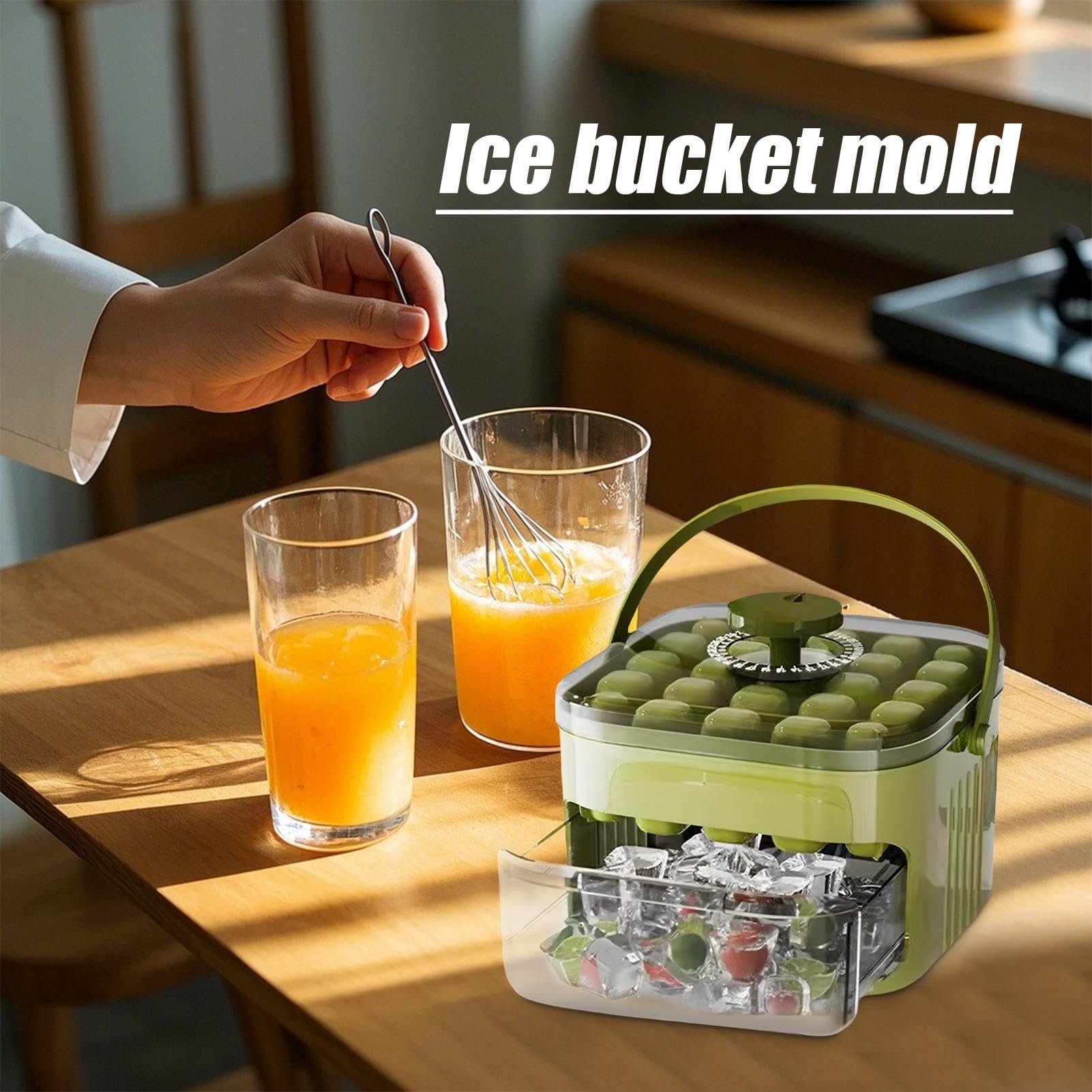 Easy Press Ice Cubes Maker Ice - Food Storage Essentials review and price