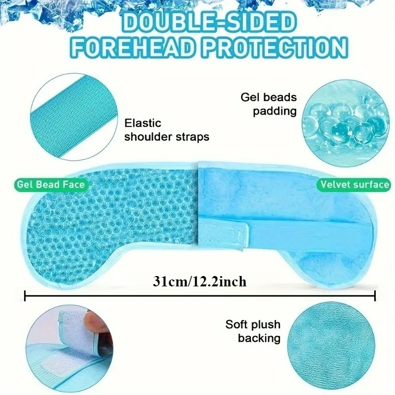 Reusable Hot Cold Gel Headband - Cold Pack Ice Gel review and price