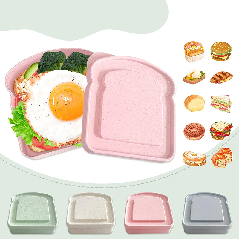 Sandwich Containers Lunch Box  - Food Storage Quart review and price