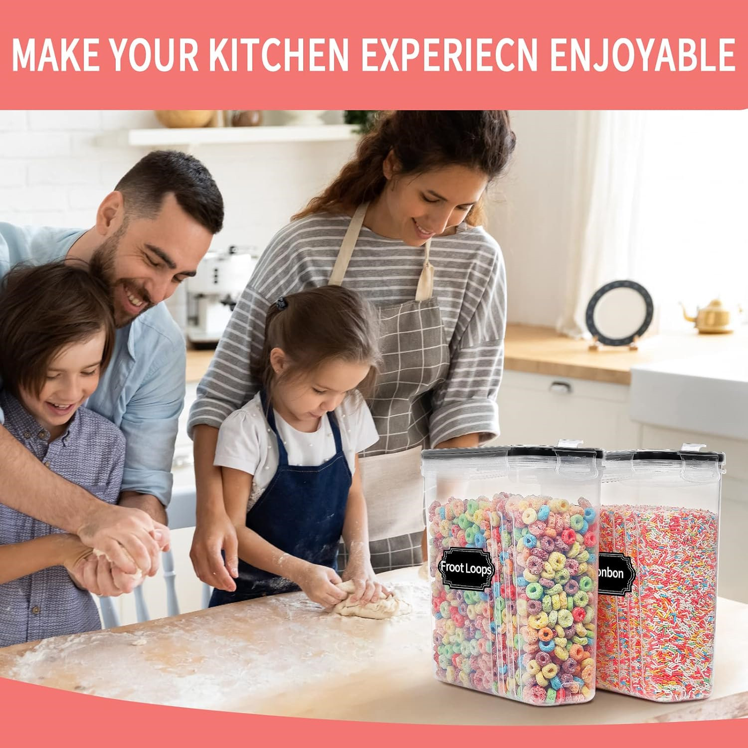 2.5L Cereal Storage Containers - Food Storage Acrylic Containers review and price