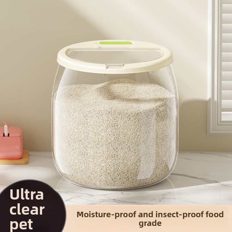 Household Rice Bucket Sealed a - Food Storage Acrylic Containers review and price