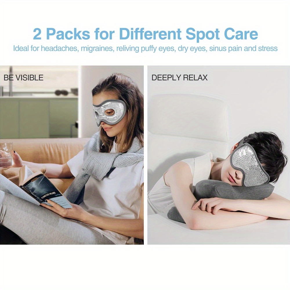 2Pcs/Set Gel Eye Mask Cooling  - Cold Pack Ice Gel review and price