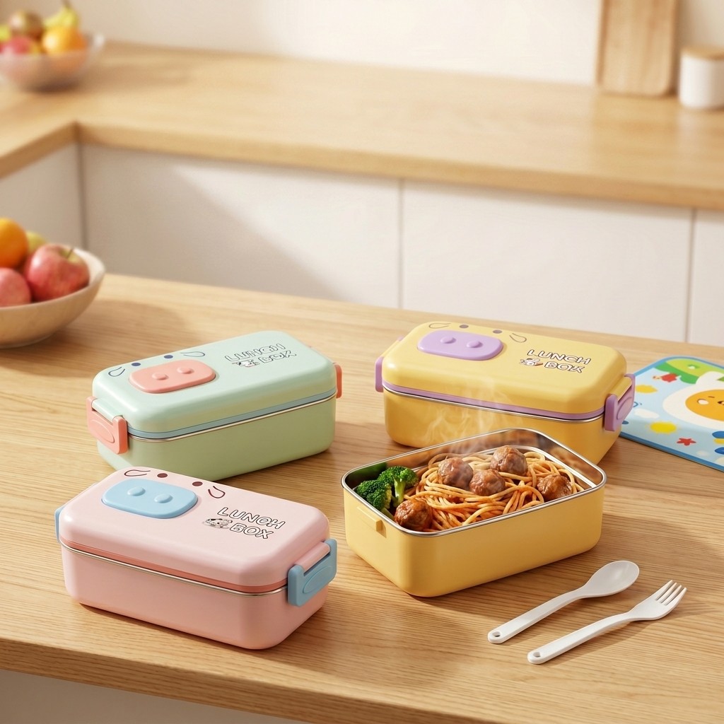 304 Stainless Steel Bento Box  - Food Storage Quart review and price