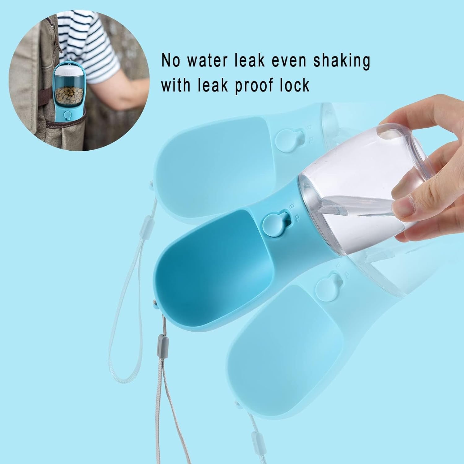 Dog Water Bottle with Food Con - Food Storage Necessities review and price