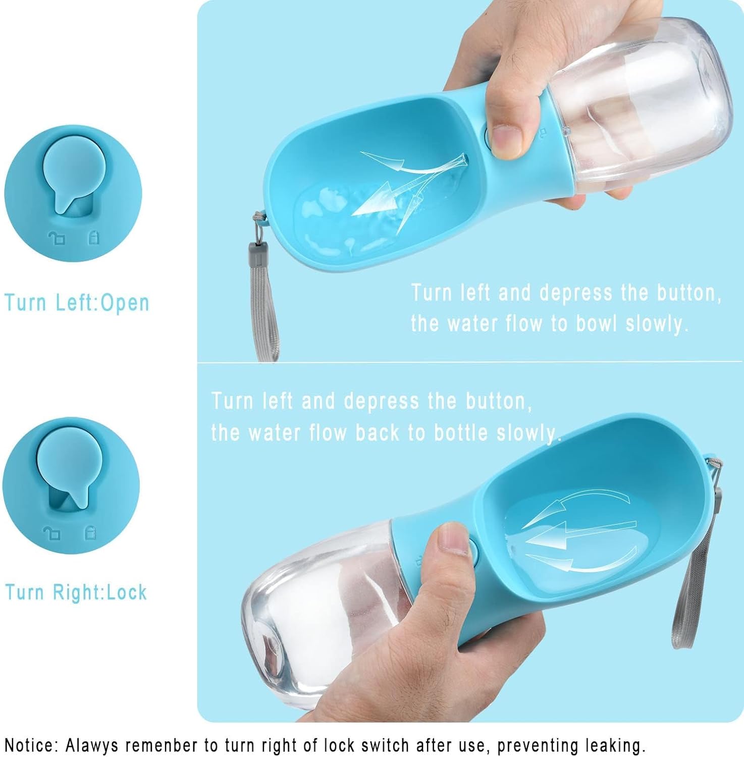 Dog Water Bottle with Food Con - Food Storage Necessities review and price
