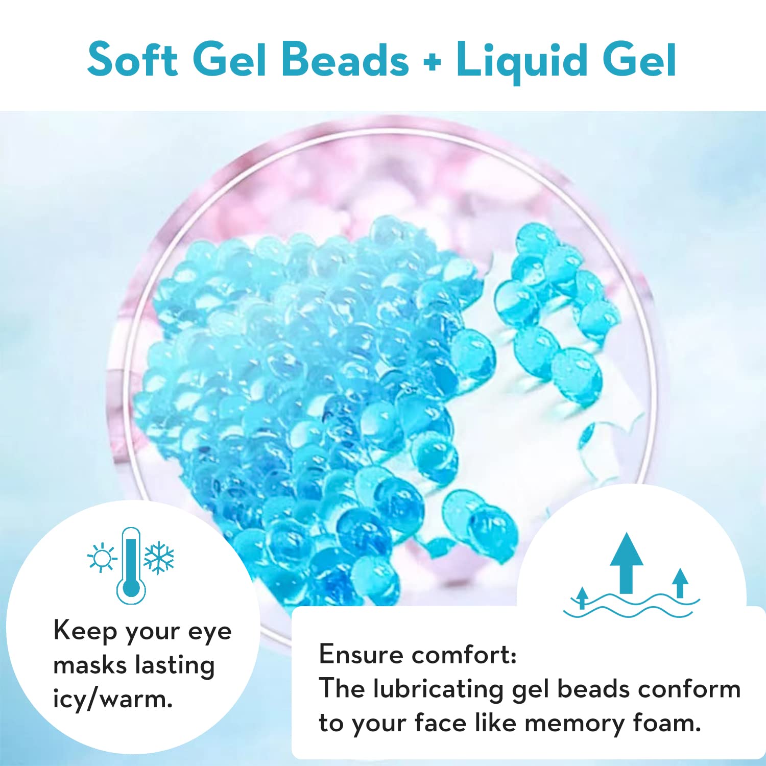 Cooling Eye Mask Gel Eye Mask  - Cold Pack Ice Gel review and price