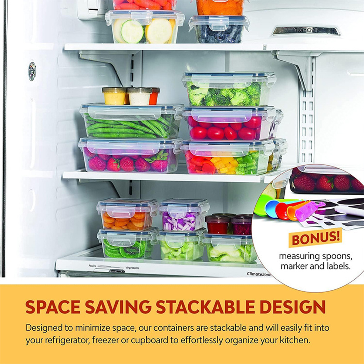 24Pcs/set Food Storage Box Set - Food Storage Vegetables review and price