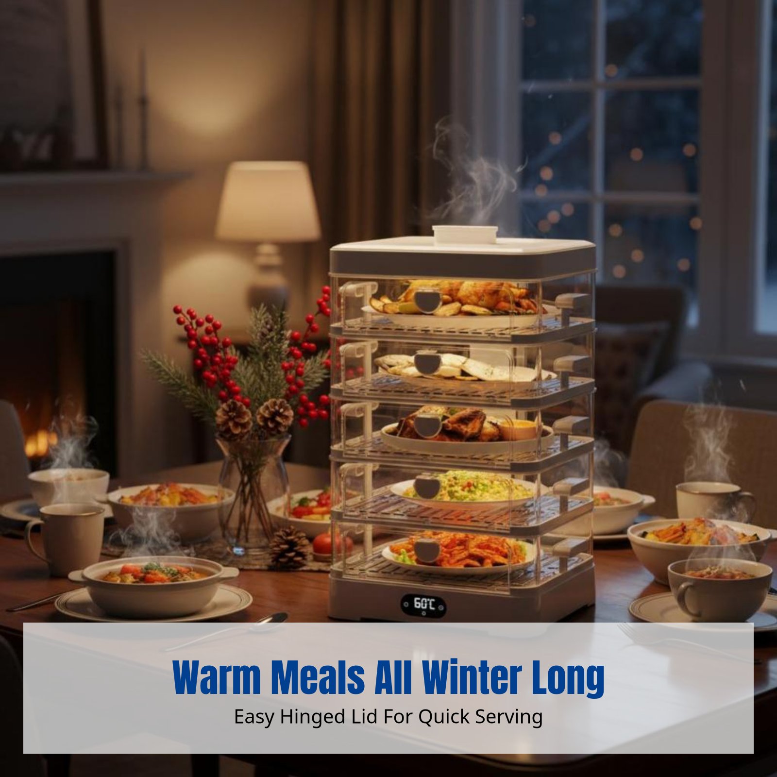 Electric Food Warmer Cover, In - Food Storage Table review and price