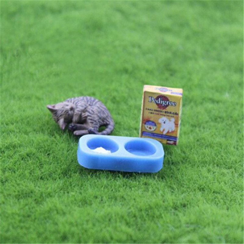 2Pcs/set Dollhouse Mini Dog/Ca - Food Storage Table review and price