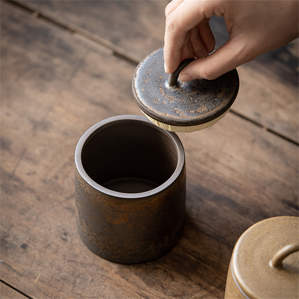 Ceramic Tea Caddy Sealed Jar S - Food Storage Organiser review and price