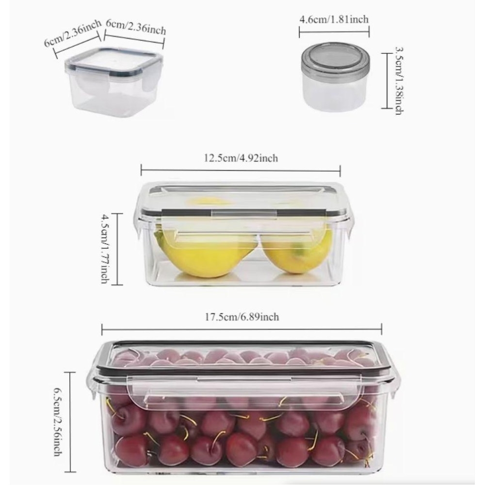 4-Piece Clear Food Storage Con - Food Storage Vegetables review and price