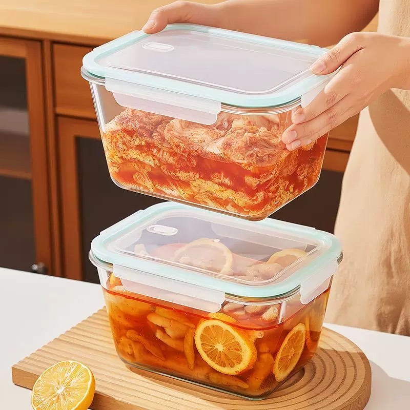 Large Capacity Glass Food Stor - Food Storage Containers Glass review and price