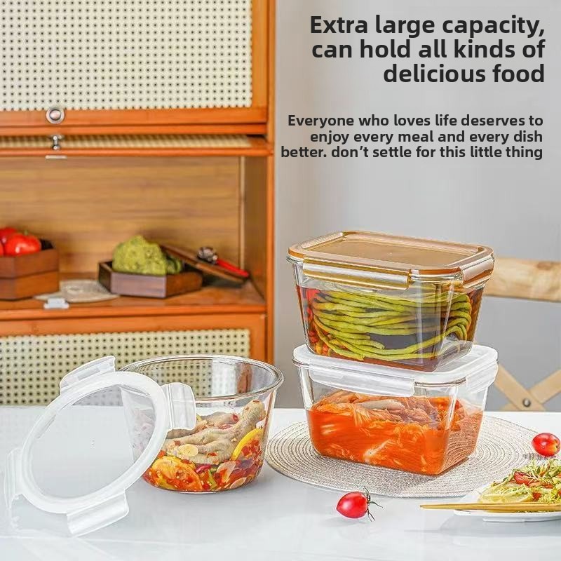 Large Capacity Glass Food Stor - Food Storage Containers Glass review and price