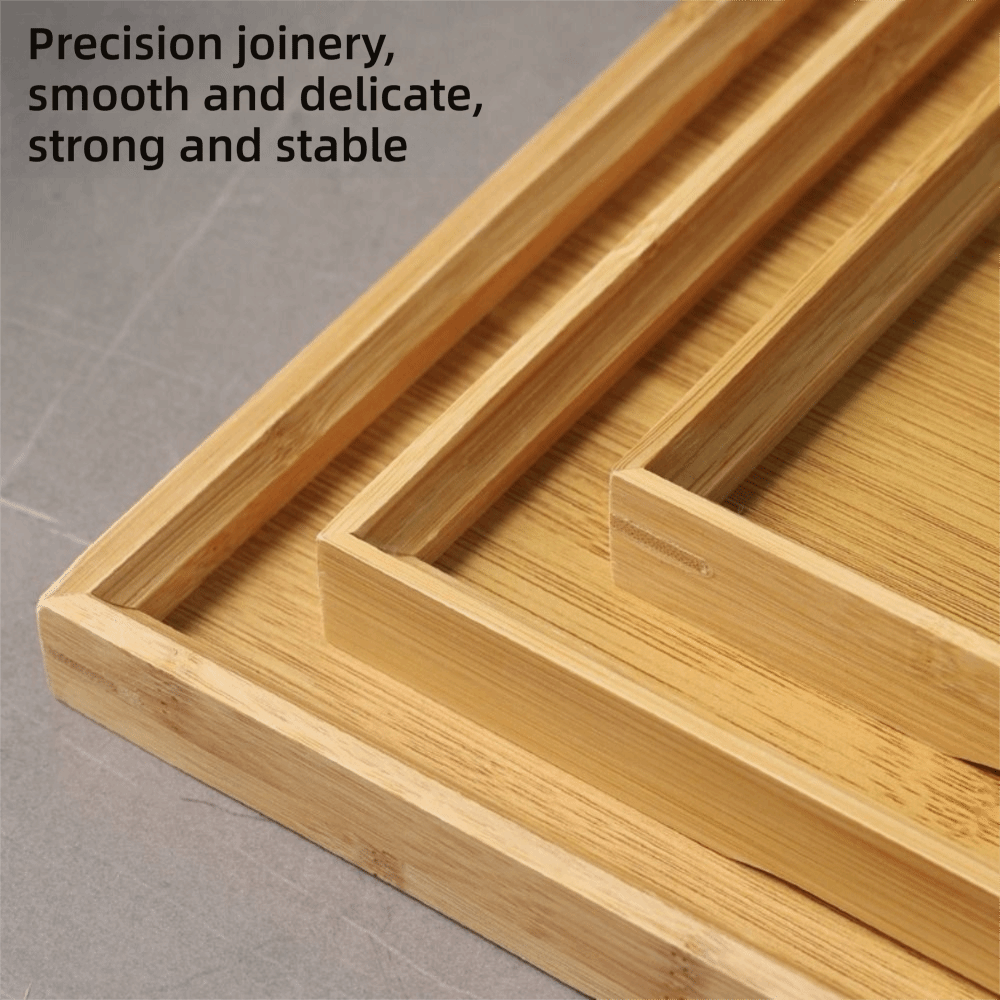 Decorate Tray Natural Bamboo B - Food Storage Table review and price