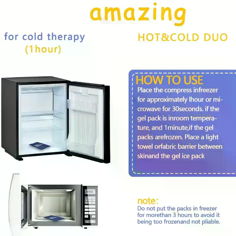 Portable Reusable Gel Ice Pack - Cold Pack Ice Gel review and price