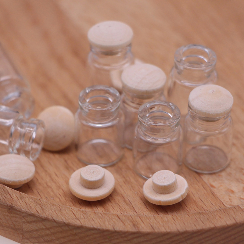 4PCS Dollhouse Miniature Trans - Food Storage Jar Glass review and price