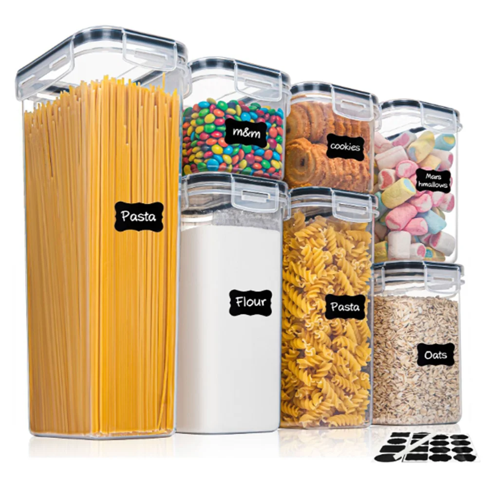 Kitchen 7pcs Food Containers S - Food Storage Acrylic Containers review and price