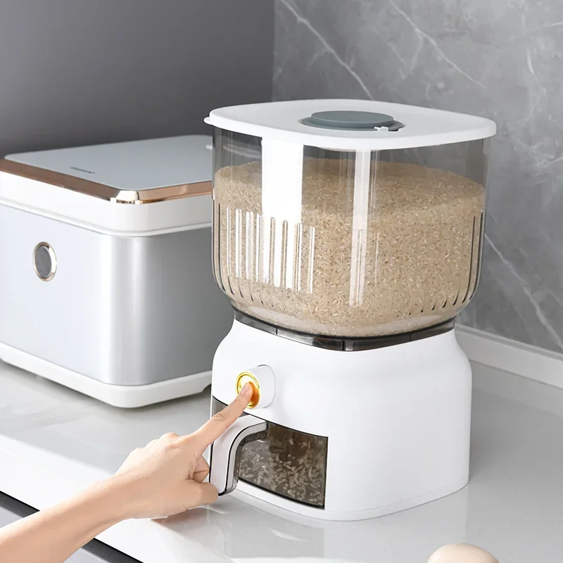 10KG Kitchen Rice Bucket Stora - Food Storage Acrylic Containers review and price