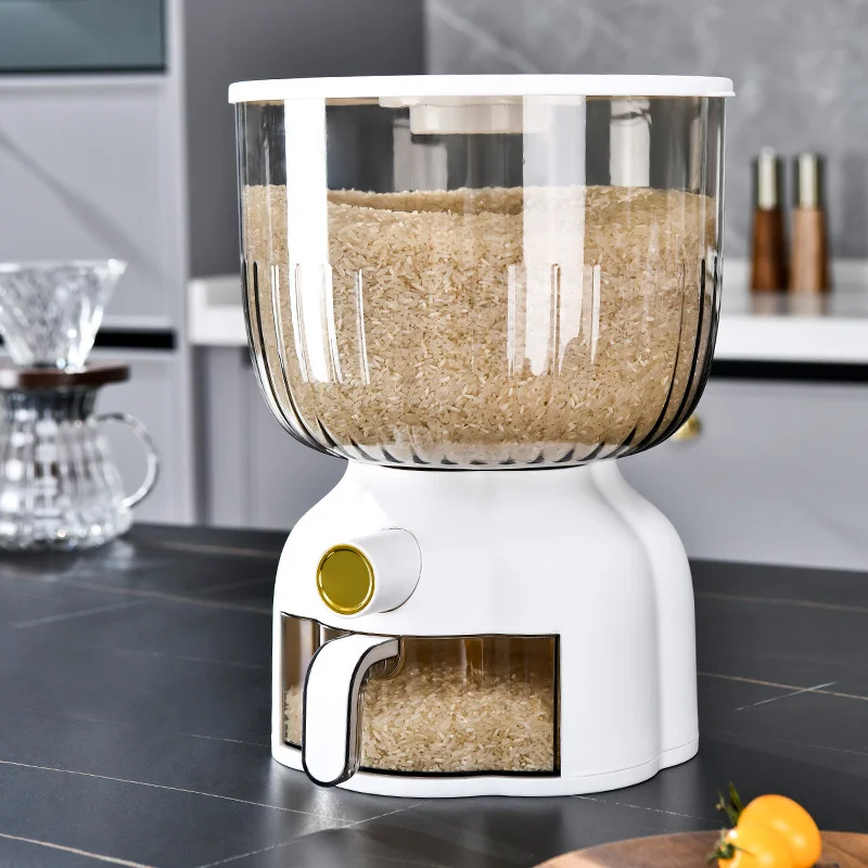 10KG Kitchen Rice Bucket Stora - Food Storage Acrylic Containers review and price