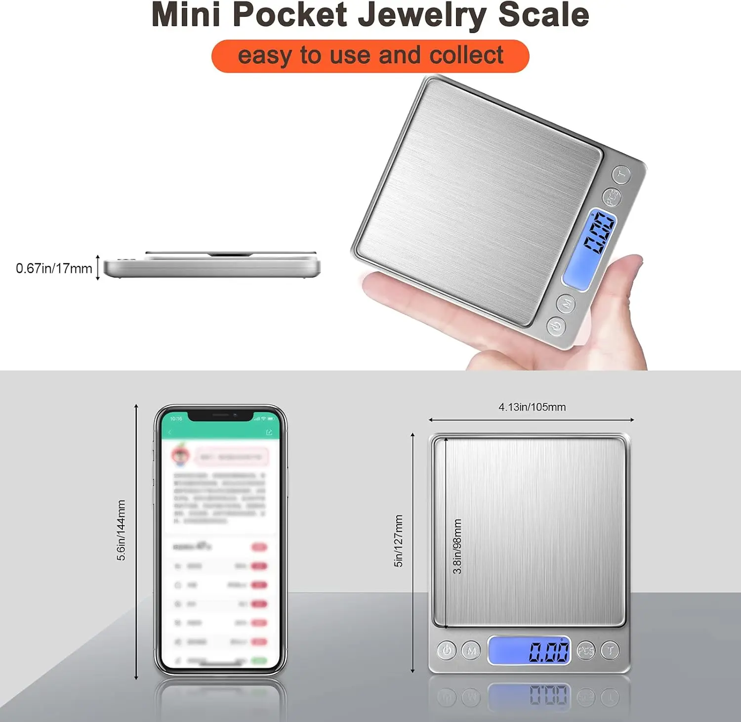 LCD Digital Jewelry Scale 3kg  - Food Storage Table review and price