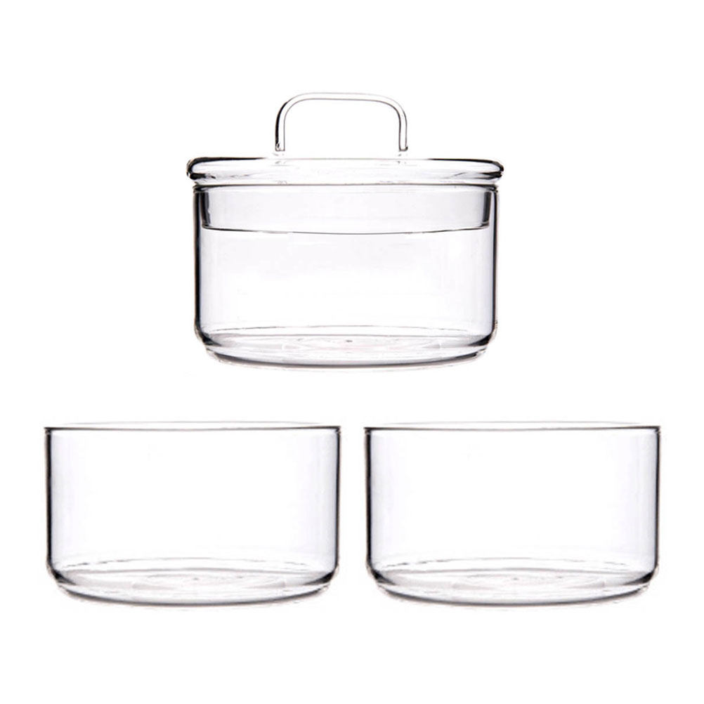 1Set Clear Glass Storage Bowl  - Food Storage Containers Glass review and price