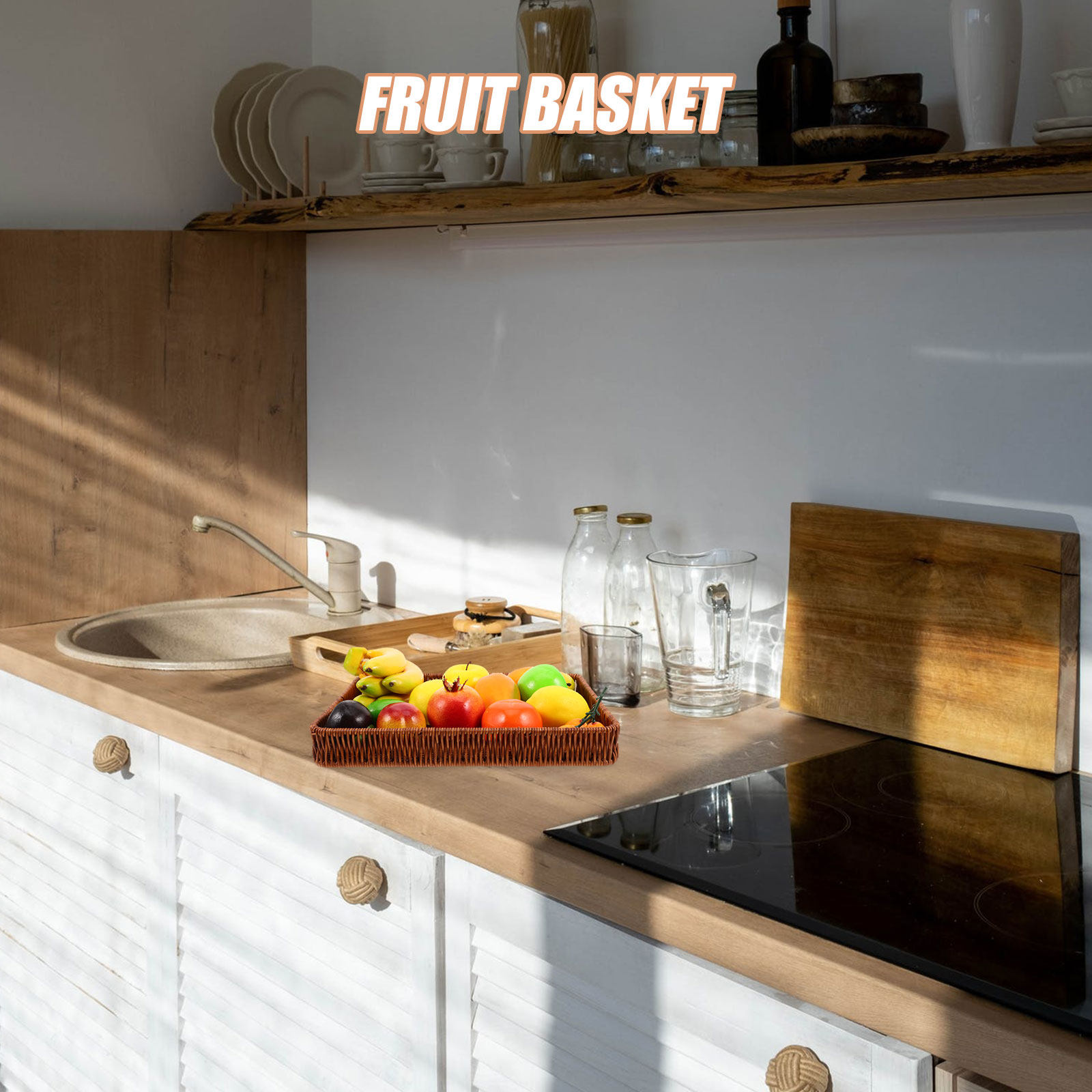 Flat Handwoven Woven Snack Fru - Food Storage Vegetables review and price