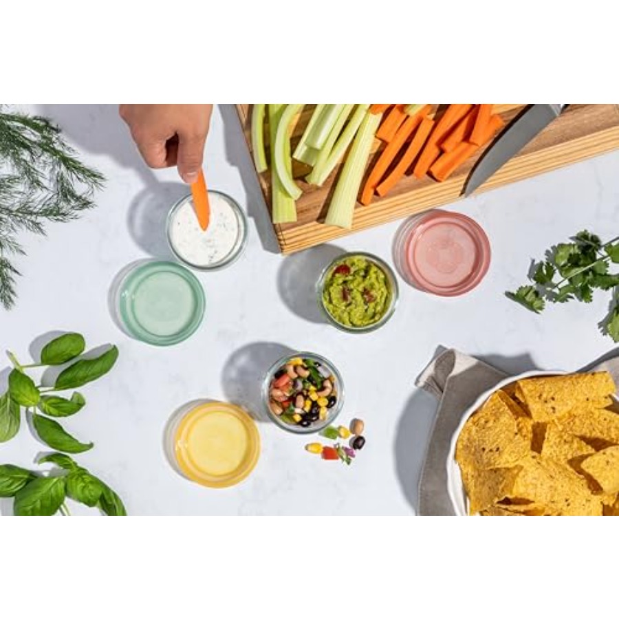 Color Lock Glass Meal Prep Set - Food Storage Containers Glass review and price