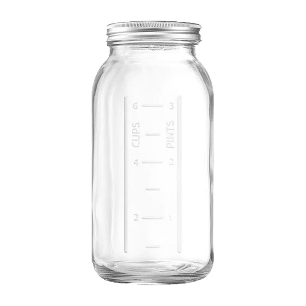 2000ML Wide Mouth Mason Glass  - Food Storage Jar Glass review and price