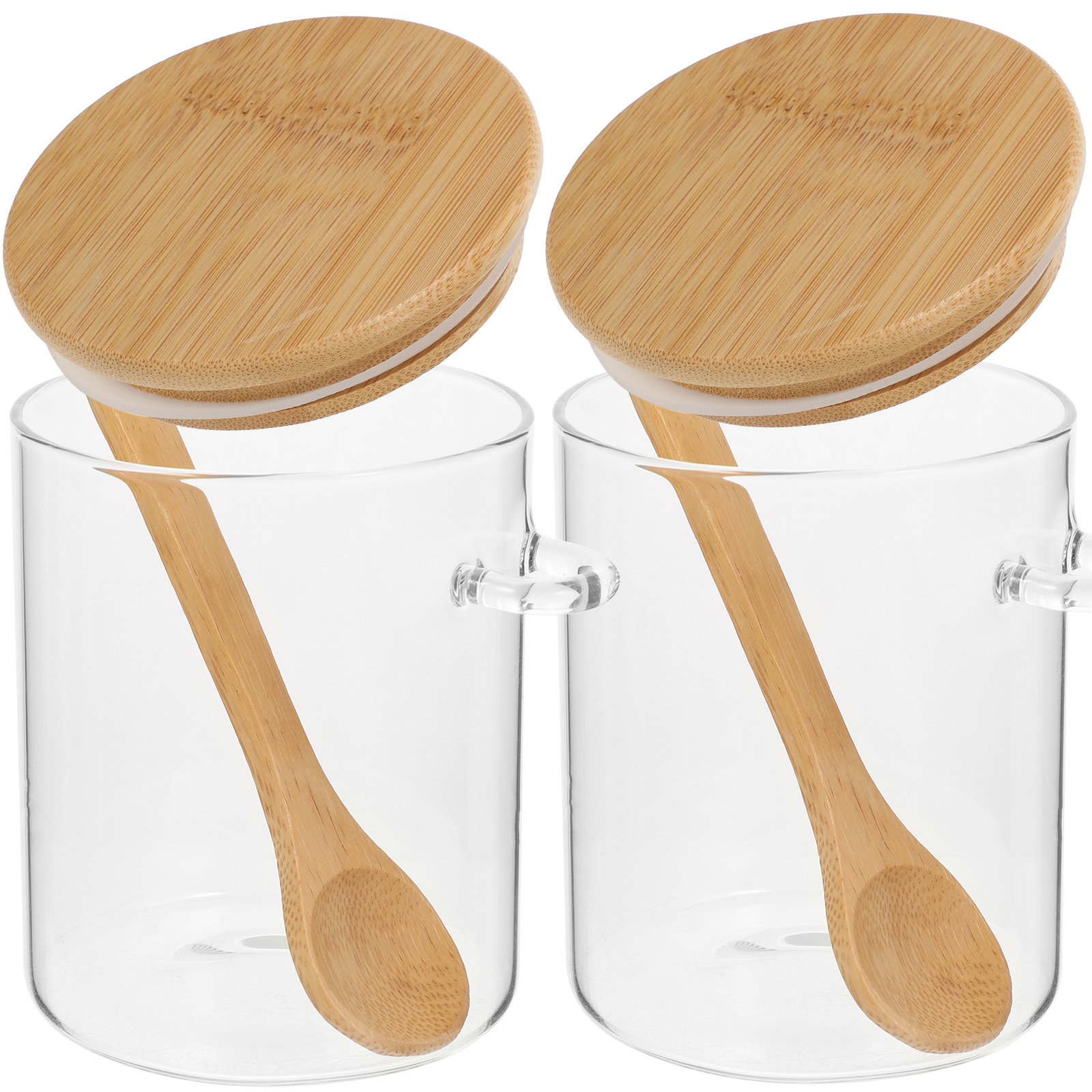 2 Pcs Flour Sugar Storage Cont - Food Storage Containers Glass review and price