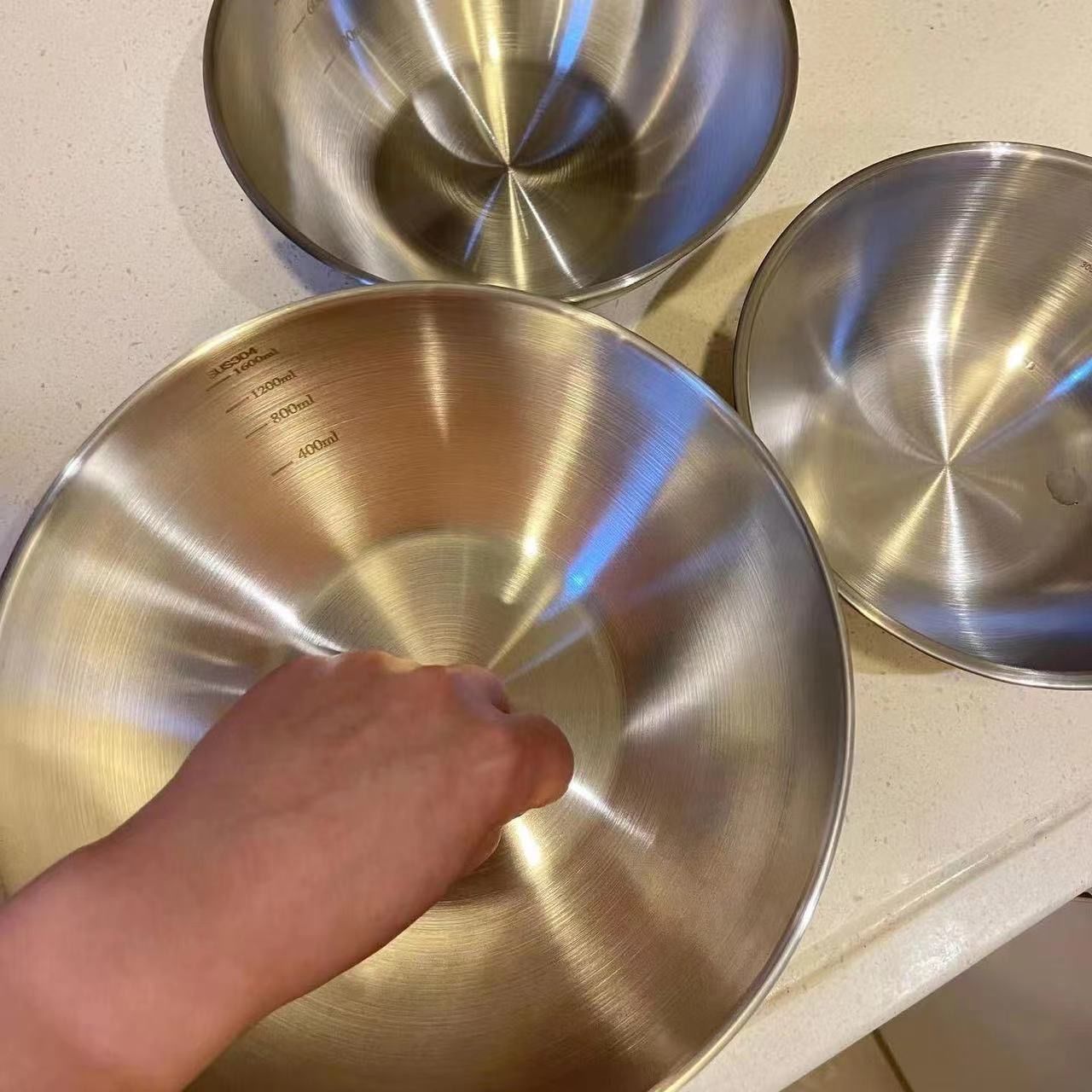 1-3 Stainless Steel Bowl Set w - Food Storage Essentials review and price
