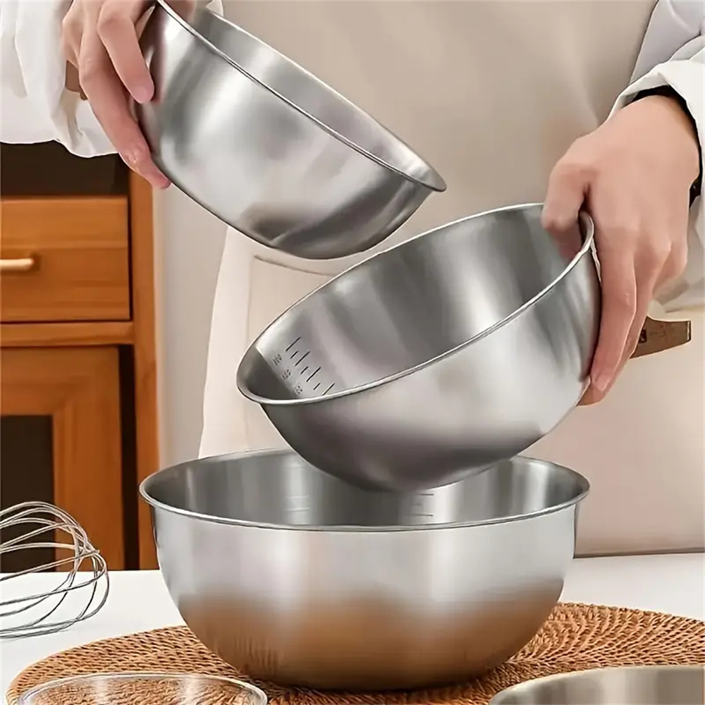 1-3 Stainless Steel Bowl Set w - Food Storage Essentials review and price