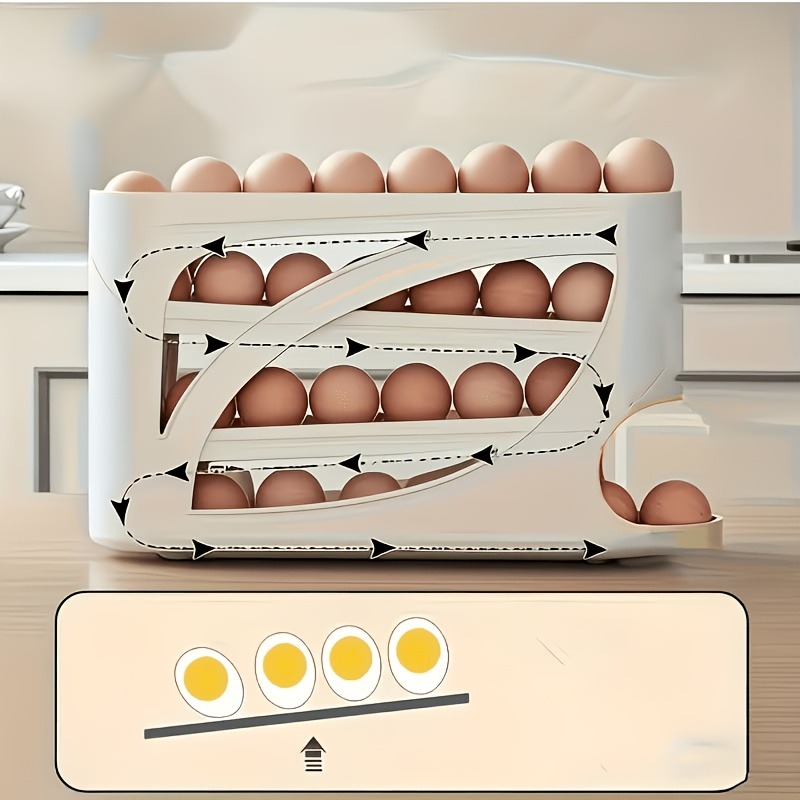 1Pcs Auto Rolling Egg Dispense - Food Storage Quart review and price