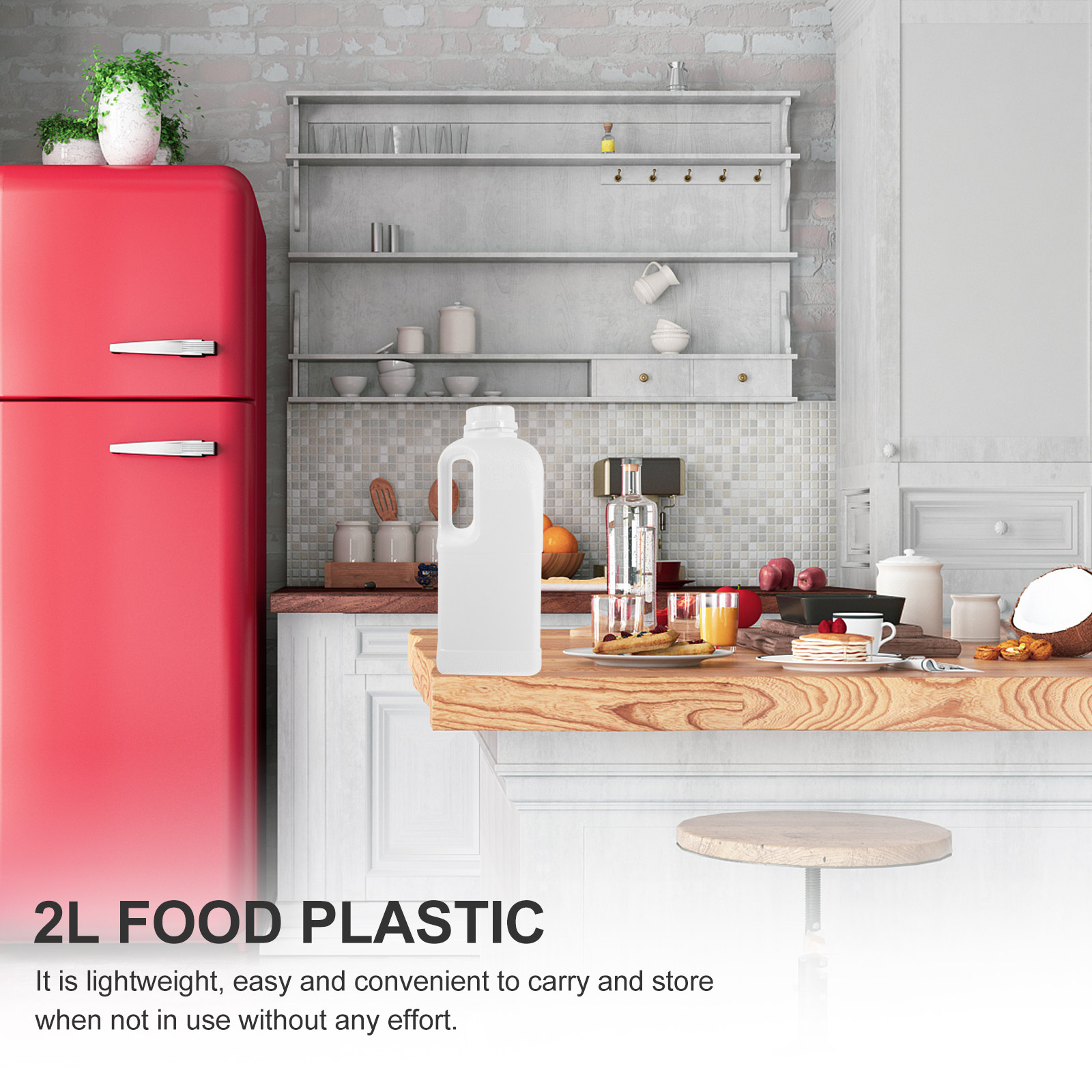 3Pcs Large Capacity 2 Gallon W - Food Storage Safe review and price