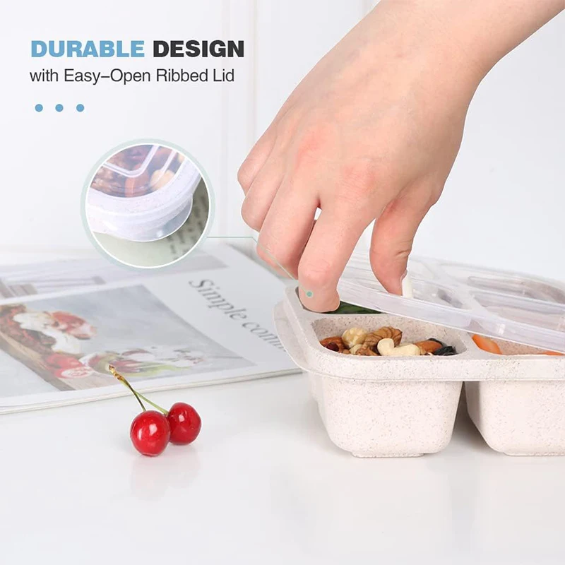 4 Grids Food Storage Box Porta - Food Storage Vegetables review and price