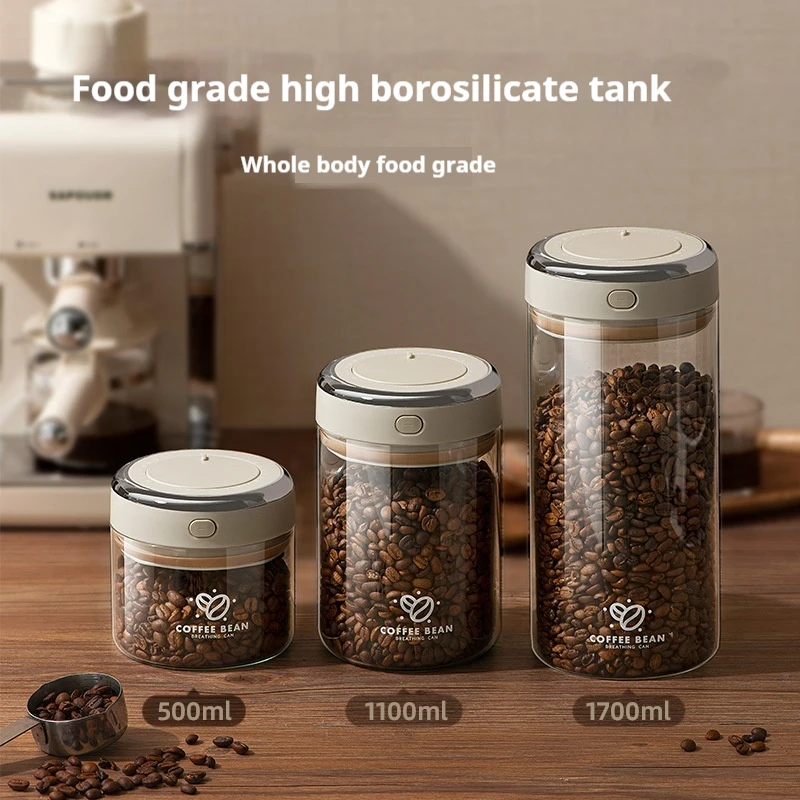 Vacuum Food Grade Coffee Bean  - Food Storage Acrylic Containers review and price