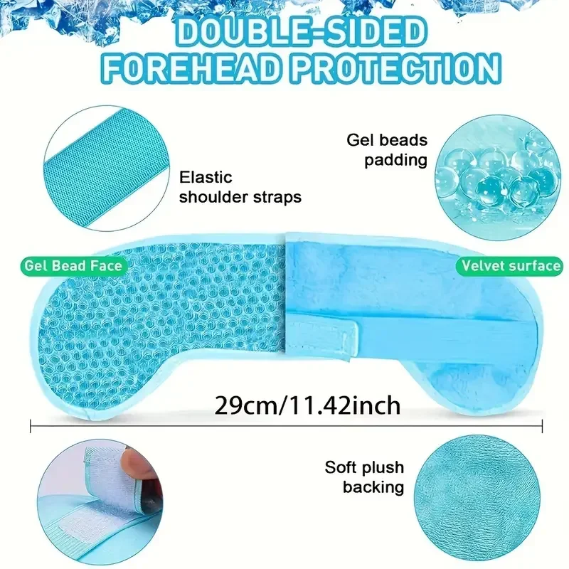 Hot/Cold Gel Bead Migraine Wra - Cold Pack Ice Gel review and price