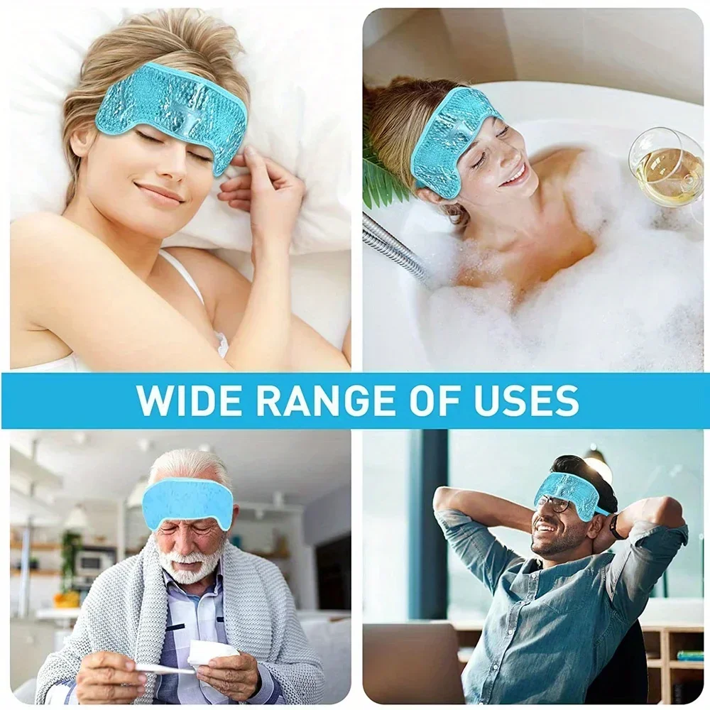 Hot/Cold Gel Bead Migraine Wra - Cold Pack Ice Gel review and price
