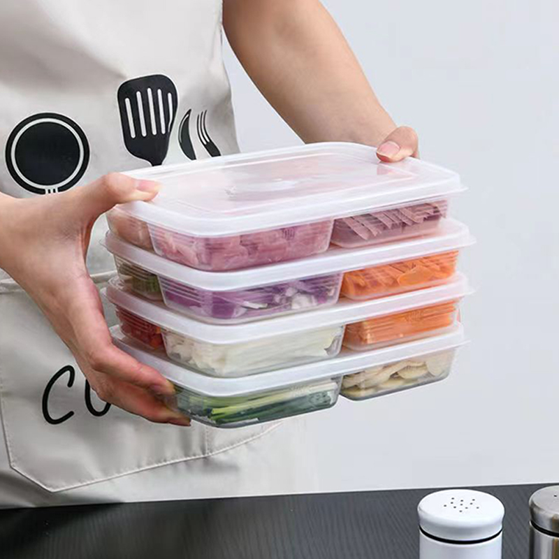 New【4 Grids Plastic Storage Bo - Food Storage Quart review and price