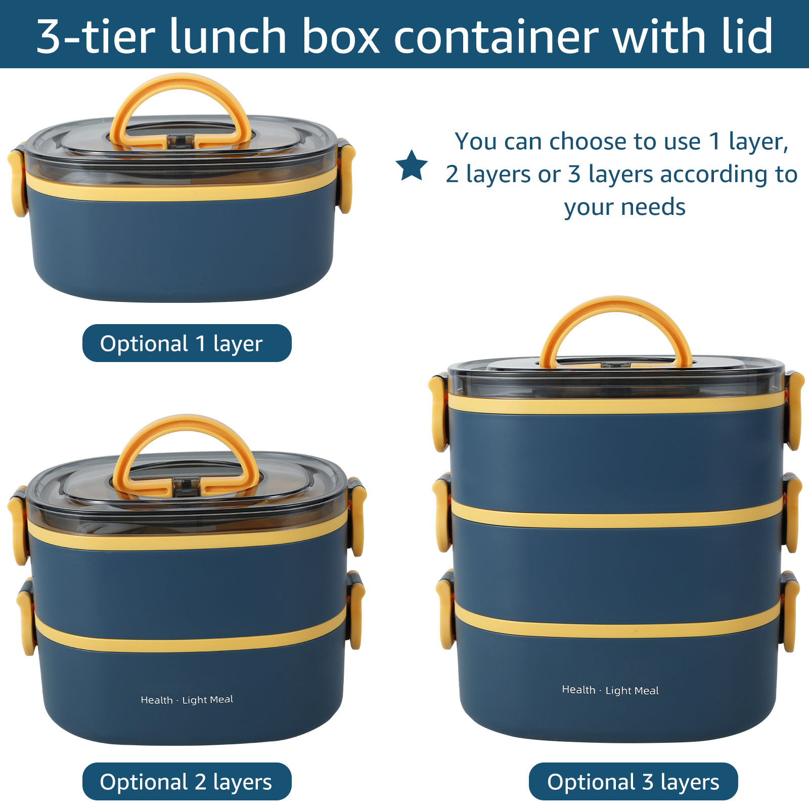 Portable adult lunch box 2000M - Food Storage To Keep Warm review and price